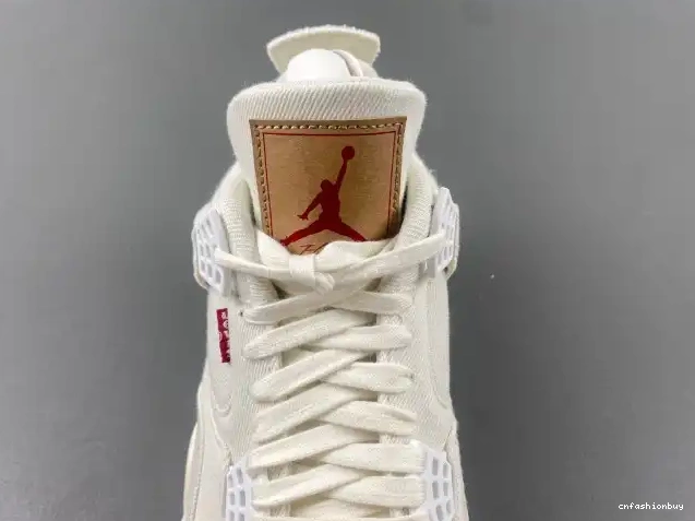 AO2571-100 Jordan 4 Levi's Air 'White' x 0629